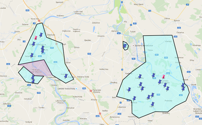 Mapa Pokryti Připojen s.r.o.